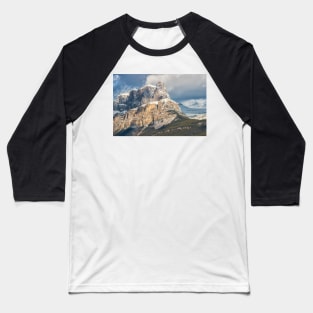 Craggy Castle Mountain Baseball T-Shirt